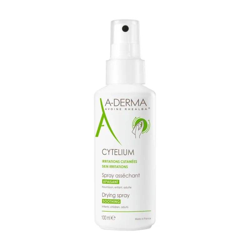 A-Derma Cytelium, spray de uscare pentru iritații supurate, pentru față și corp, 100 ml — preț și oferte
