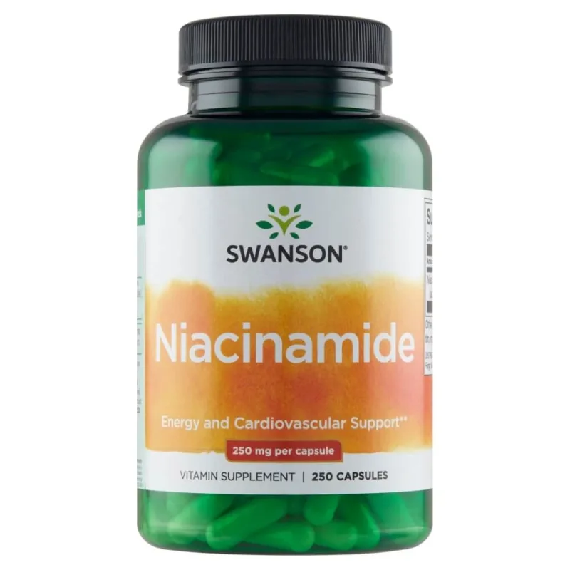 Swanson Niacinamide, niacină 250 mg, 250 capsule — preț și oferte