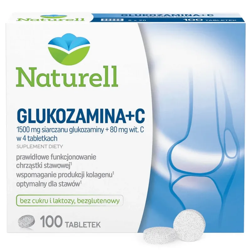 Naturell Glucozamină + C, 100 comprimate Naturelle — preț și oferte