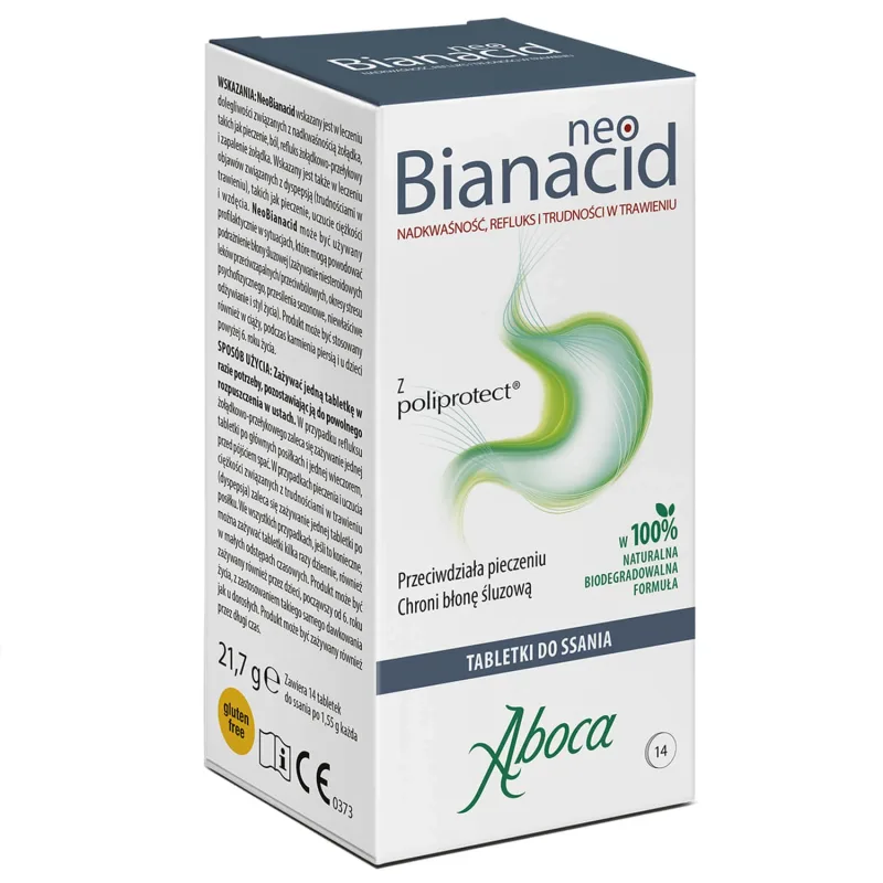NeoBianacid Hiperaciditate și reflux, 14 pastile ABOCA — preț și oferte