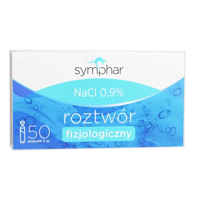 Symphar, soluție fiziologică NaCl 0,9%, fiole, 50 x 5 ml — preț și oferte