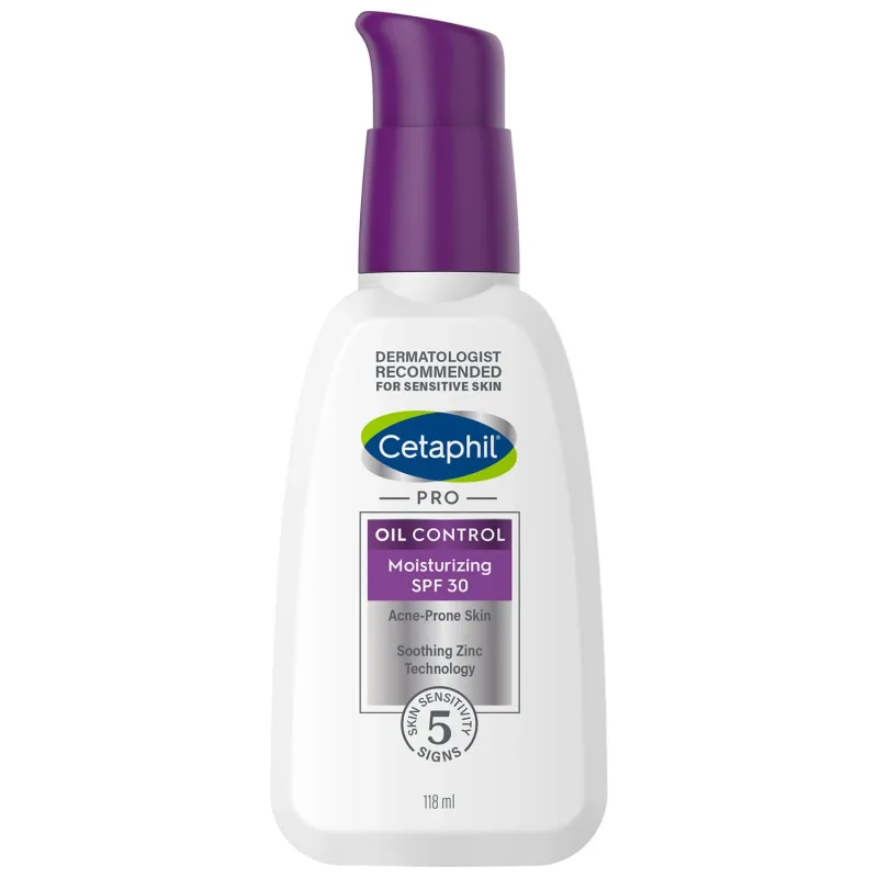 Cetaphil PRO Oil Control, cremă hidratantă și matifiantă, ten acneic, SPF 30, 118 ml — preț și oferte