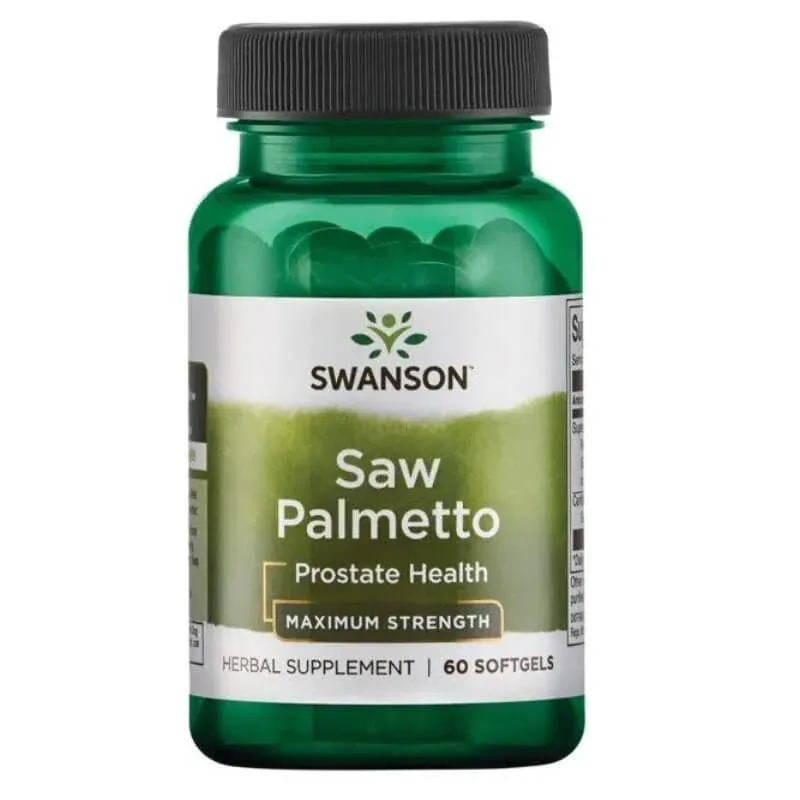 Swanson Saw Palmetto 320 mg, sabal palm, 60 capsule gel — preț și oferte