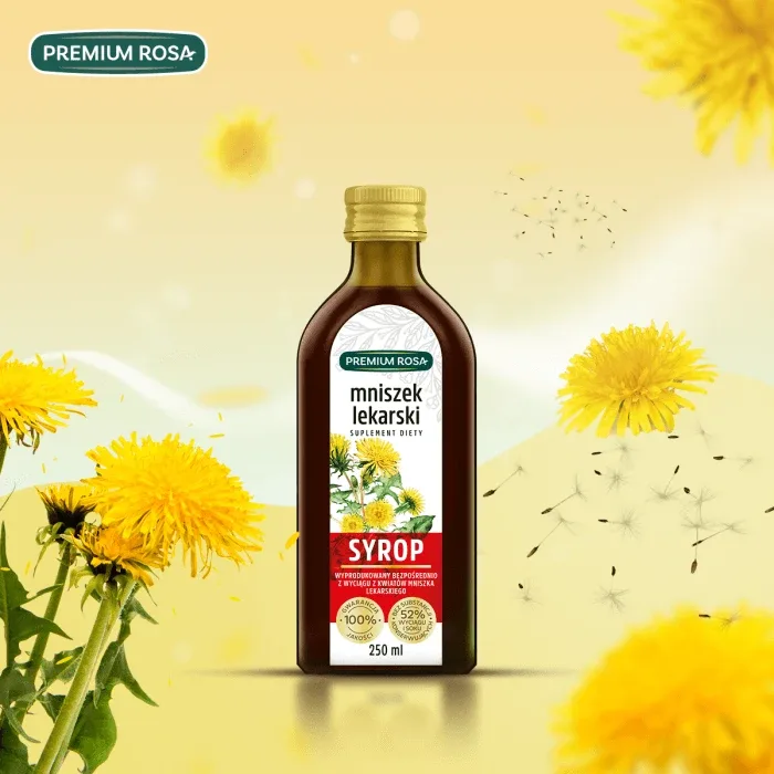 Premium Rosa Dandelion, sirop, 250 ml — preț și oferte