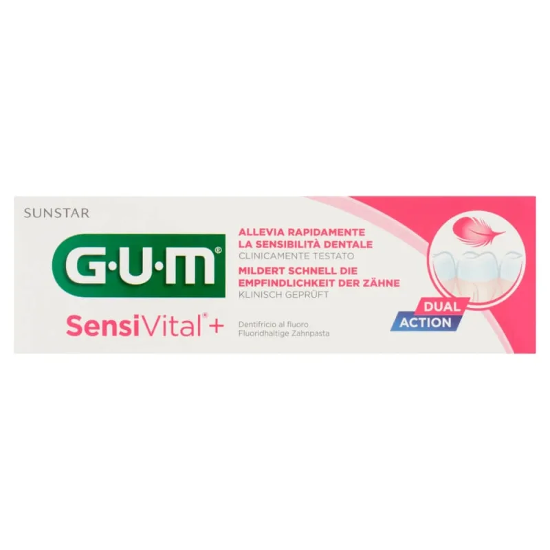 Sunstar Gum SensiVital+, pastă de dinți pentru dinți sensibili, 75 ml — preț și oferte