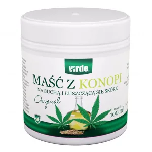 Virde, unguent din cânepă pentru piele uscată și descuamată, 100 ml