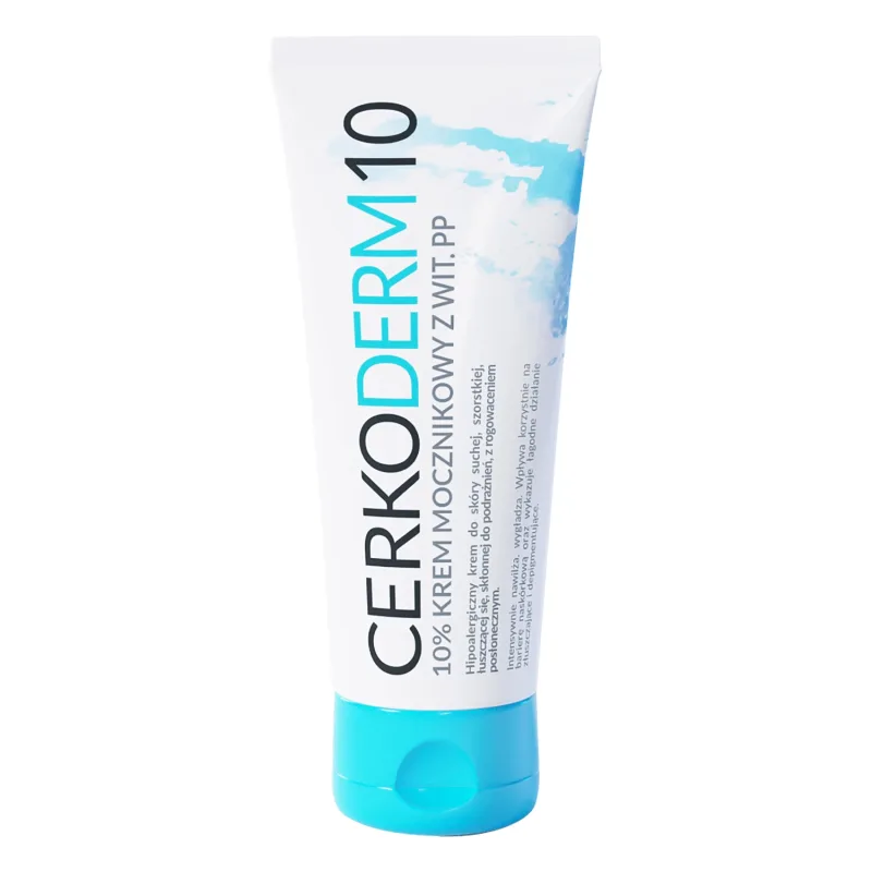 Cerkoderm 10, 10% cremă de uree cu vitamina PP, 75 ml — preț și oferte