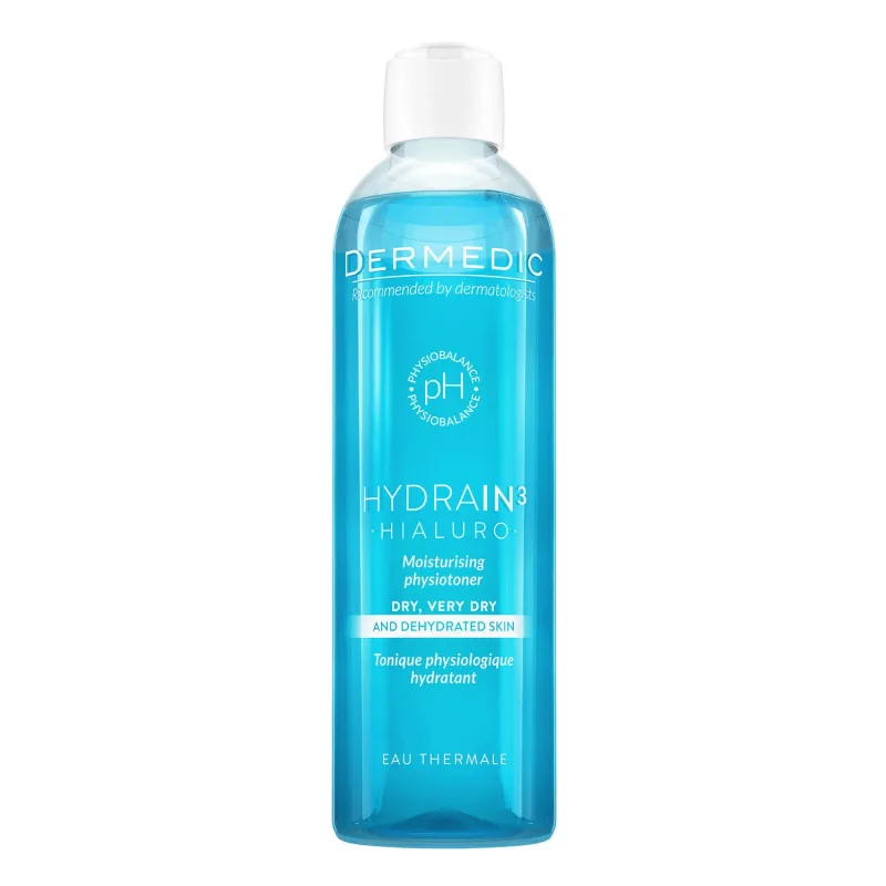 Dermedic Hydrain 3 Hialuro, cremă hidratantă facială, piele deshidratată, uscată și foarte uscată, 200 ml — preț și oferte