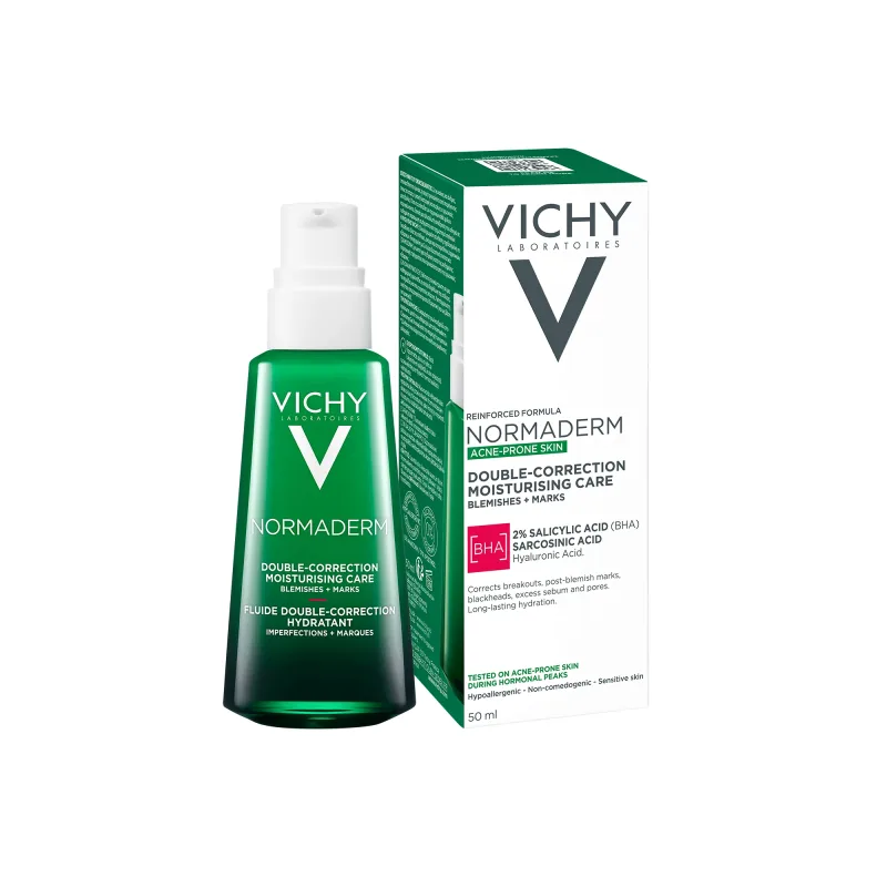 Vichy Normaderm Phytosolution, cremă de corectare a imperfecțiunilor pentru ten cu tendință acneică, 50 ml — preț și oferte