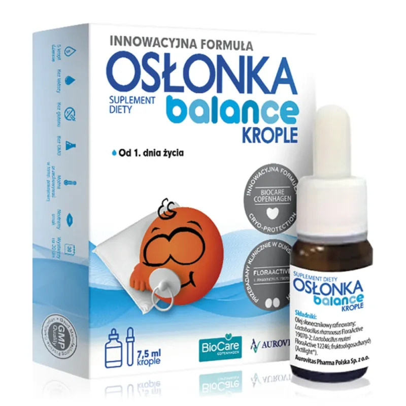 Carcasă Balance, picături pentru copii de la naștere, 7,5 ml — preț și oferte