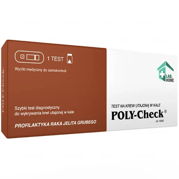 LabHome Poly-Check, test FOB pentru sânge ocult fecal, 1 buc — preț și oferte