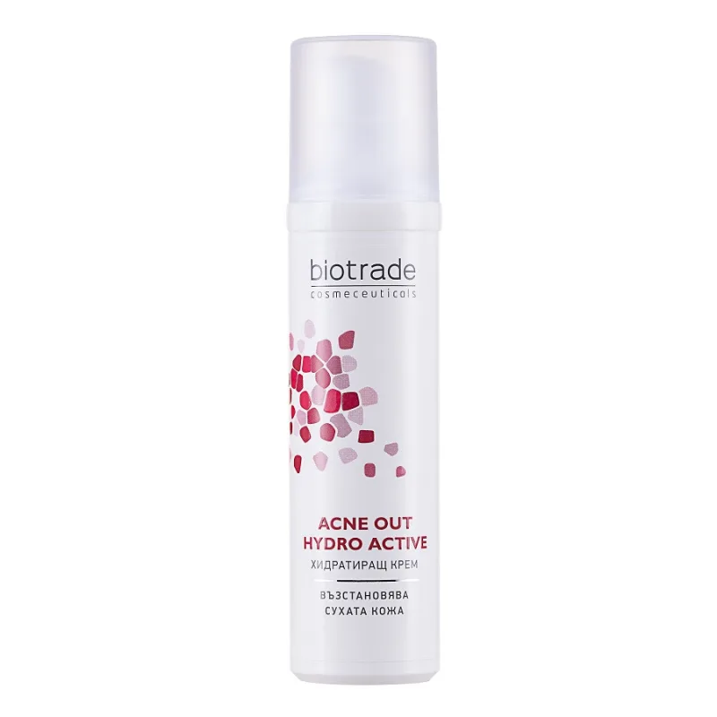 Crema hidratanta pentru ten acneic Acne Out Hydro Active, 60 ml, Biotrade — preț și oferte