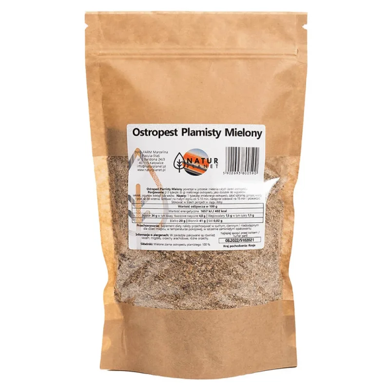Natur Planet Ciulin de lapte, măcinat, 500 g — preț și oferte