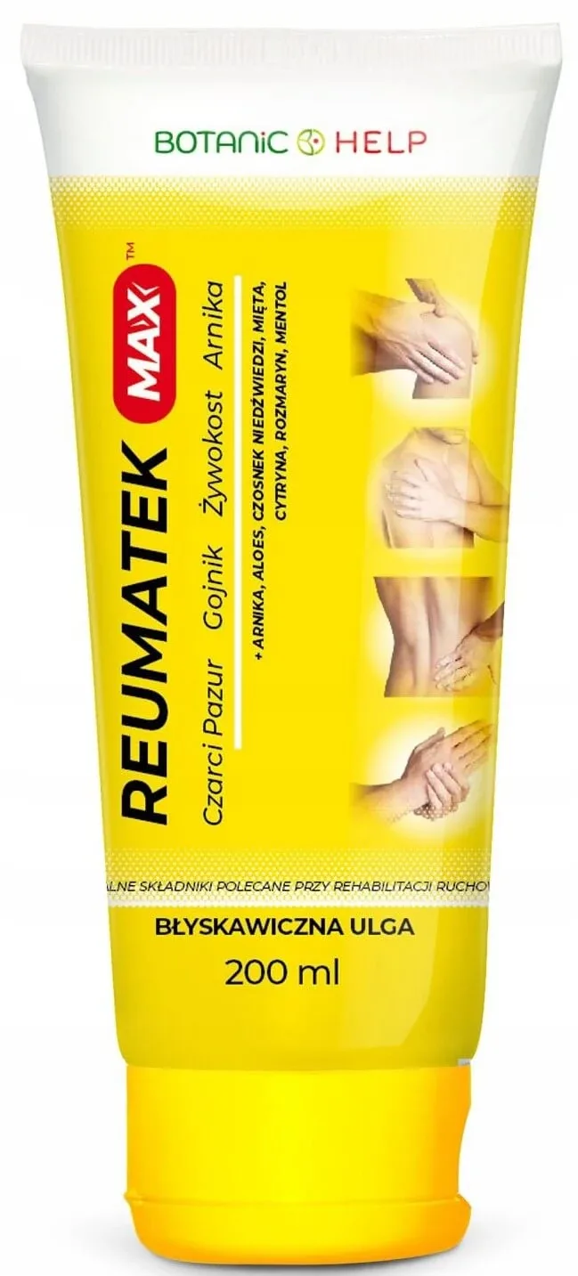 Botanic Help Reumatek Max, gel de masaj, 200 ml — preț și oferte