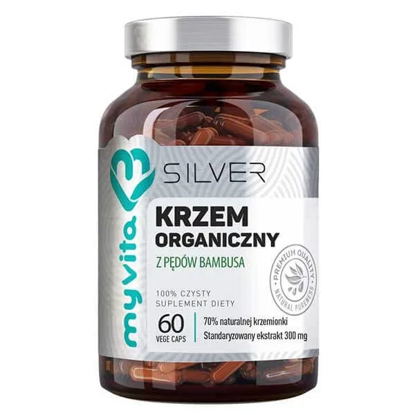 MyVita Silver Siliciu organic, extract standardizat de muguri de bambus, 60 capsule — preț și oferte