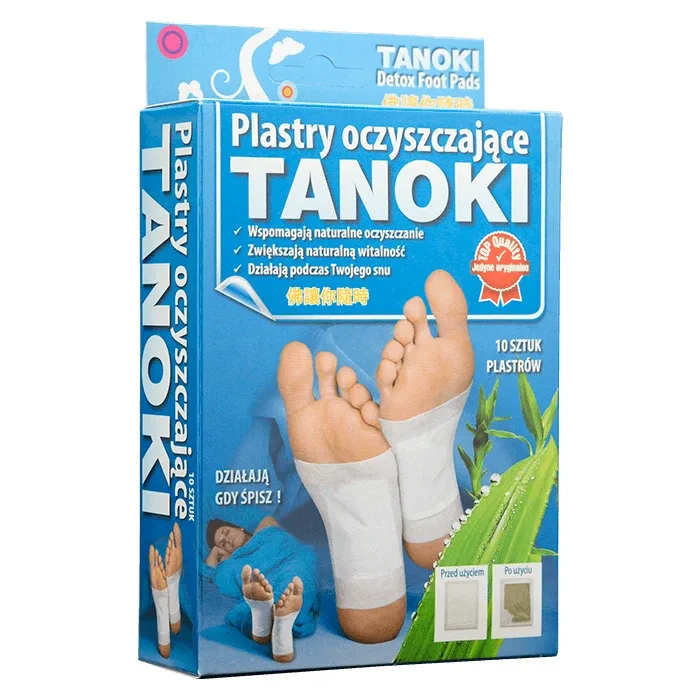 Tanoki Detox Foot Pads, plasturi de curățare, 10 bucăți — preț și oferte