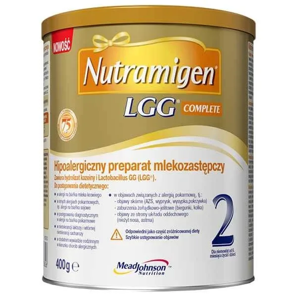 Nutramigen 2 LGG Complete, formulă hipoalergenică, de la 6 luni, 400 g, Mead Johnson Nutrition — preț și oferte