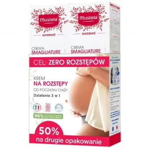 Set Mustela Maternite, cremă pentru vergeturi, 2 x 250 ml