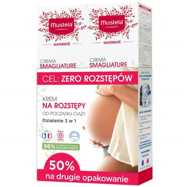 Set Mustela Maternite, cremă pentru vergeturi, 2 x 250 ml — preț și oferte