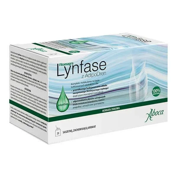 Phytomagra Lynfase cu AdipoDren, ceai de plante, 2 g x 20 pliculețe — preț și oferte