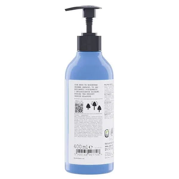Yope Wood Sandalwood, Saffron și Patchouli, gel de duș natural, regenerant, 400 ml — preț și oferte