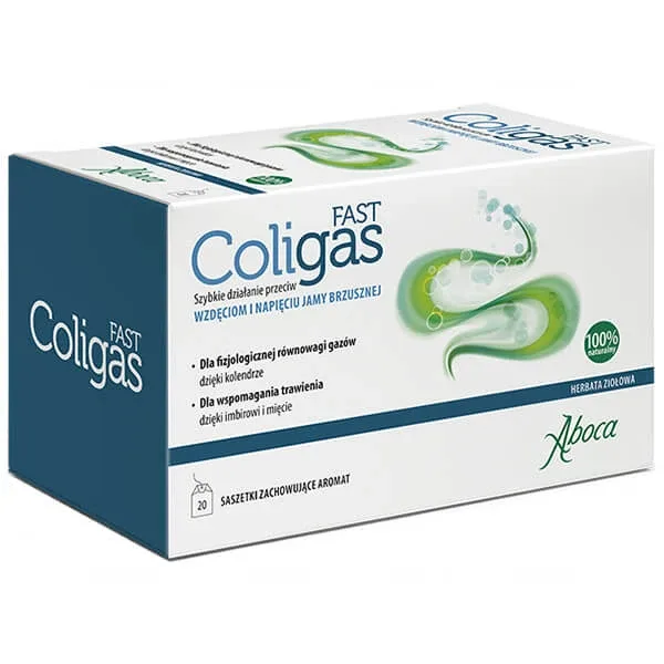 Coligas Fast, ceai de plante, 20 pliculețe — preț și oferte