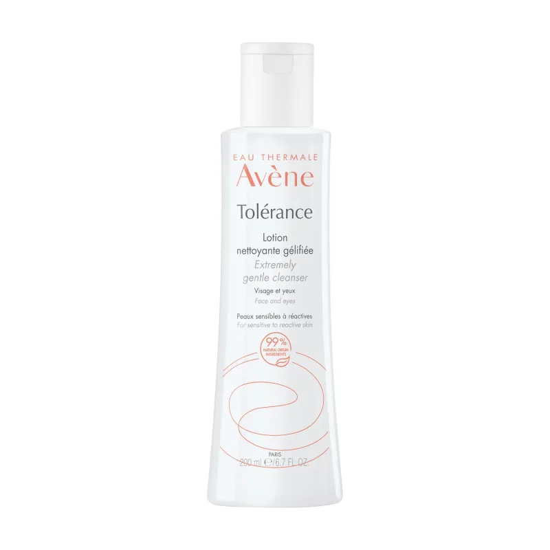 Avene Tolerance, gel loțiune de curățare pentru față și ochi, piele sensibilă și reactivă, 200 ml — preț și oferte