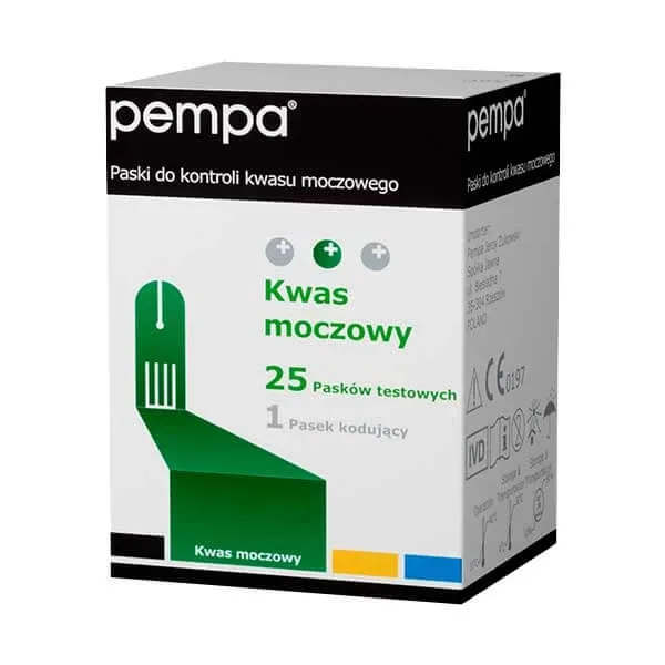 Pempa BK-U1, benzi pentru acid uric, 25 unități — preț și oferte