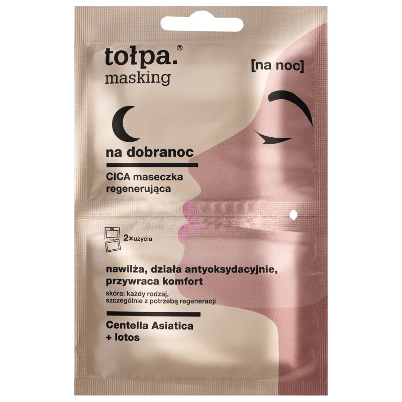 Tolpa Mascare, la culcare, mască regenerantă CICA, 2 x 5 ml — preț și oferte