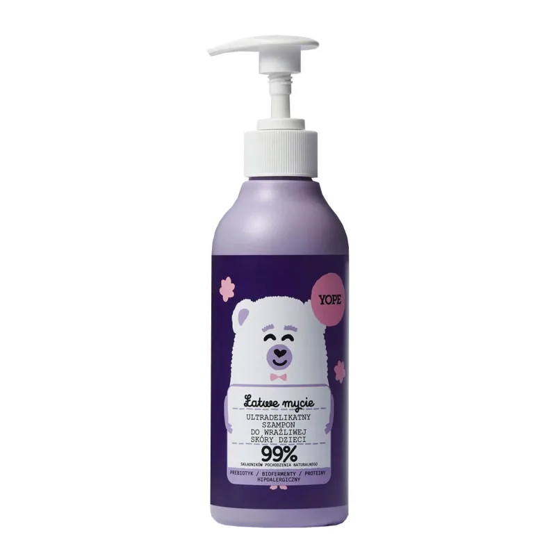 Yope Easy Wash, șampon ultra-ușor pentru scalp sensibil, pentru copii peste 3 ani, 300 ml — preț și oferte