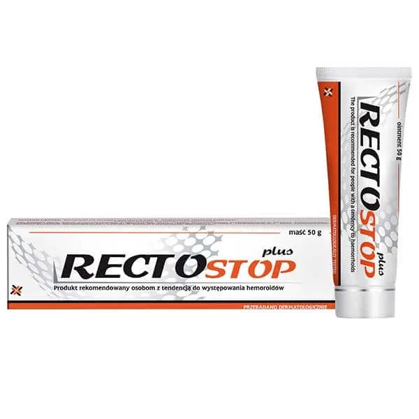 Rectostop Plus, unguent pentru hemoroizi, 50 g — preț și oferte