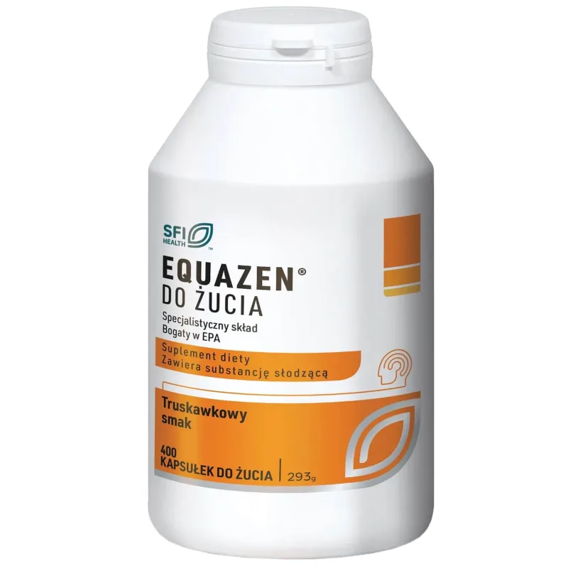 Equazen, aromă de căpșuni, 400 capsule de mestecat — preț și oferte