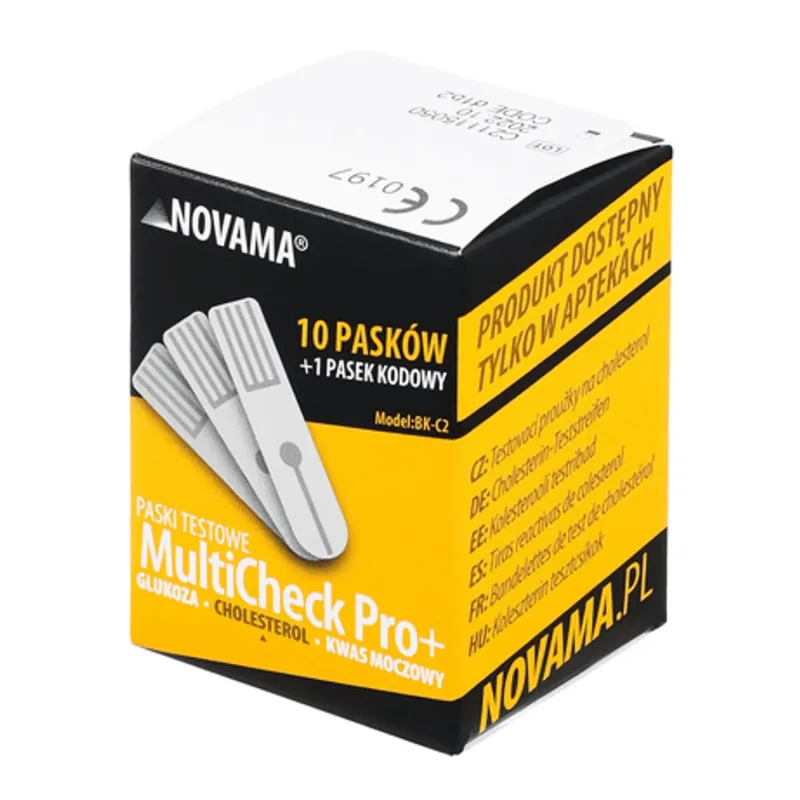 Novama MultiCheck Pro+, benzi de testare a colesterolului din sânge, 10 unități — preț și oferte