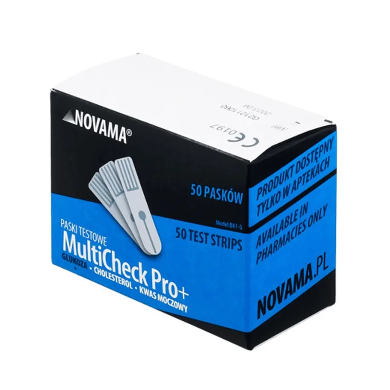 Novama MultiCheck Pro+, benzi de testare a glicemiei, 50 unități — preț și oferte