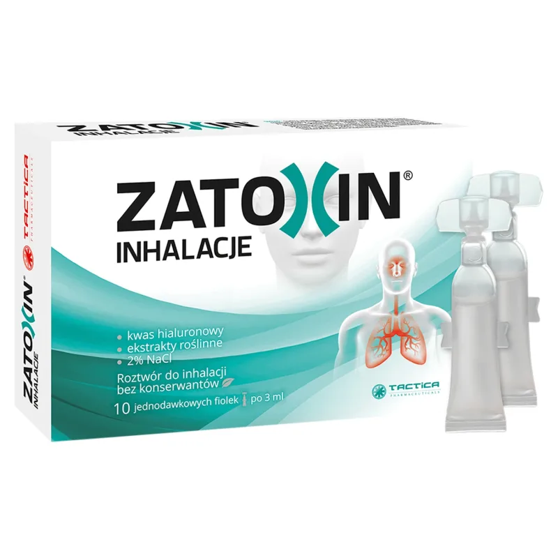 Zatoxin Inhalare, soluție pentru inhalare, 3 ml x 10 fiole — preț și oferte