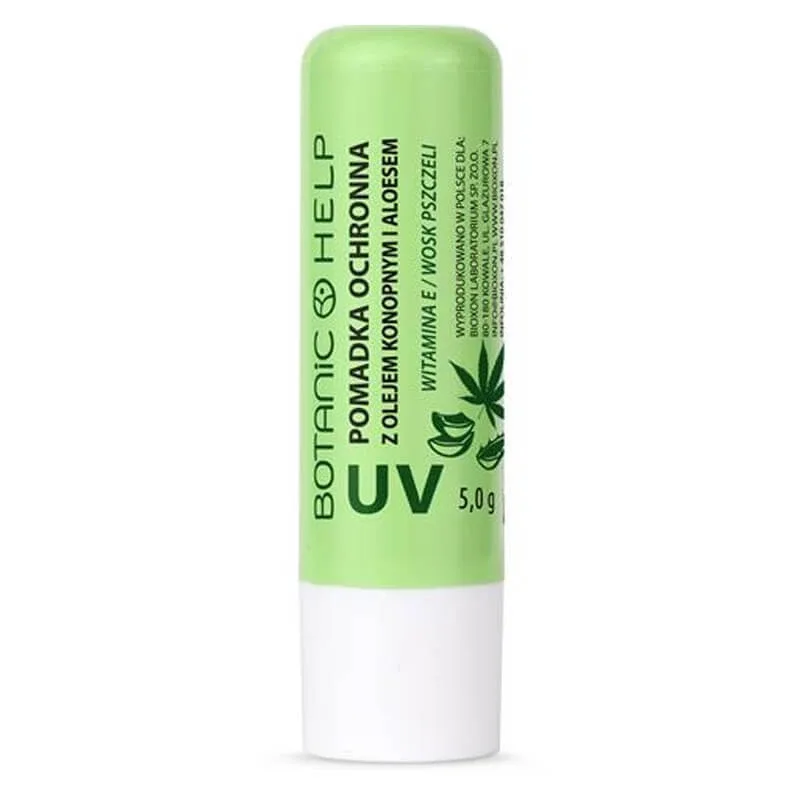 Botanic Help, ruj protector cu ulei de cânepă, 5 g — preț și oferte