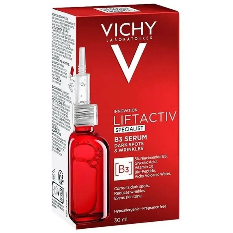 Vichy Liftactiv Specialist B3, ser pentru reducerea decolorării și a ridurilor, 30 ml — preț și oferte