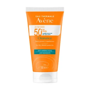 Avene Cleanance Sun, cremă de protecție pentru față, ten gras și ten predispus la imperfecțiuni, SPF 50+, 50 ml