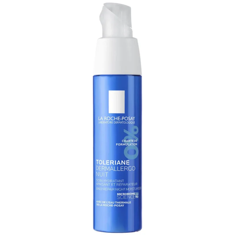 La Roche-Posay Toleriane Dermallergo, cremă de noapte, îngrijire hidratantă regenerantă, 40 ml — preț și oferte
