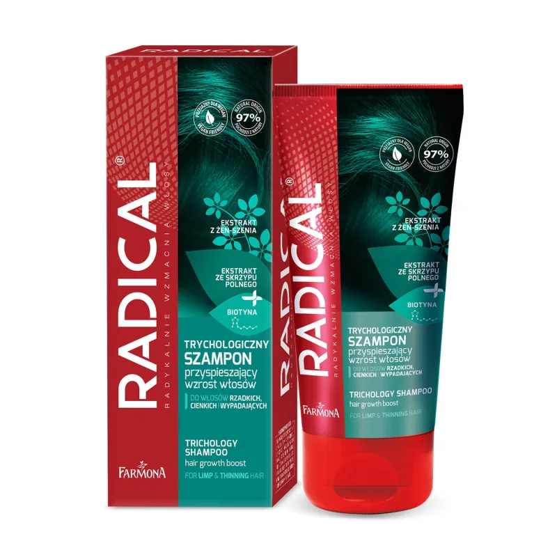 Farmona Radical, șampon trichologic pentru accelerarea creșterii părului, 200 ml — preț și oferte