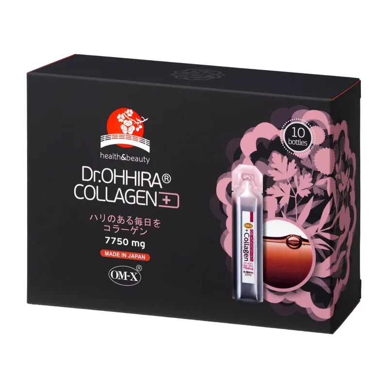 Dr. Ohhira Collagen+, colagen lichid pentru băut, 10 fiole — preț și oferte