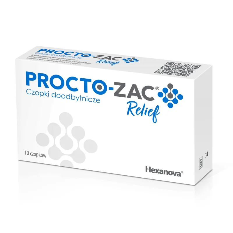 Procto-Zac Relief, supozitoare rectale, 10 bucăți — preț și oferte