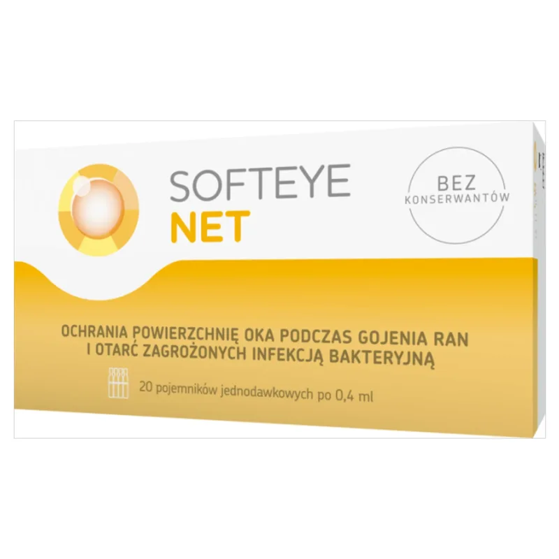 Softeye Net, gel pentru ochi, 0,4 ml x 20 recipiente monodose — preț și oferte