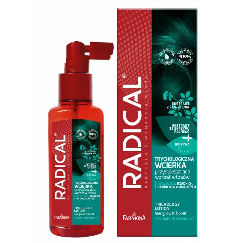 Farmona Radical, accelerator trichologic de creștere a părului, păr subțire, fin și care se încadrează, 100 ml — preț și oferte