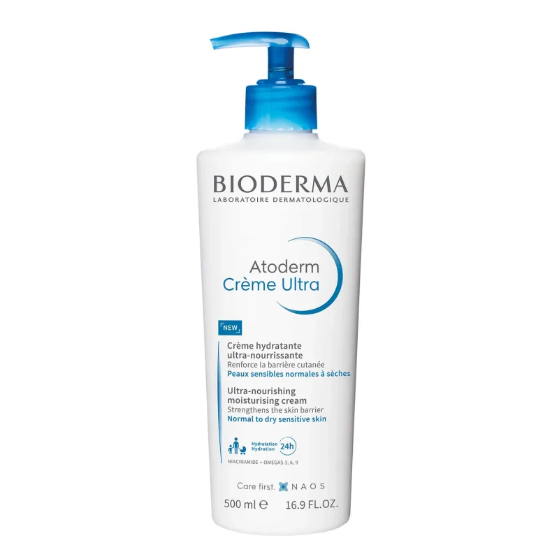 Cremă ultra-nutritivă pentru corp Bioderma Atoderm Crème Ultra,  500 ml, Naos — preț și oferte