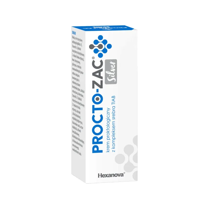 Procto-Zac Silver, cremă proctologică cu complex de argint TIAB, 25 ml — preț și oferte