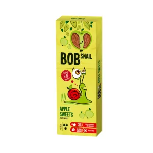 Bob Snail Roll Gustare cu fructe, măr, 30 g