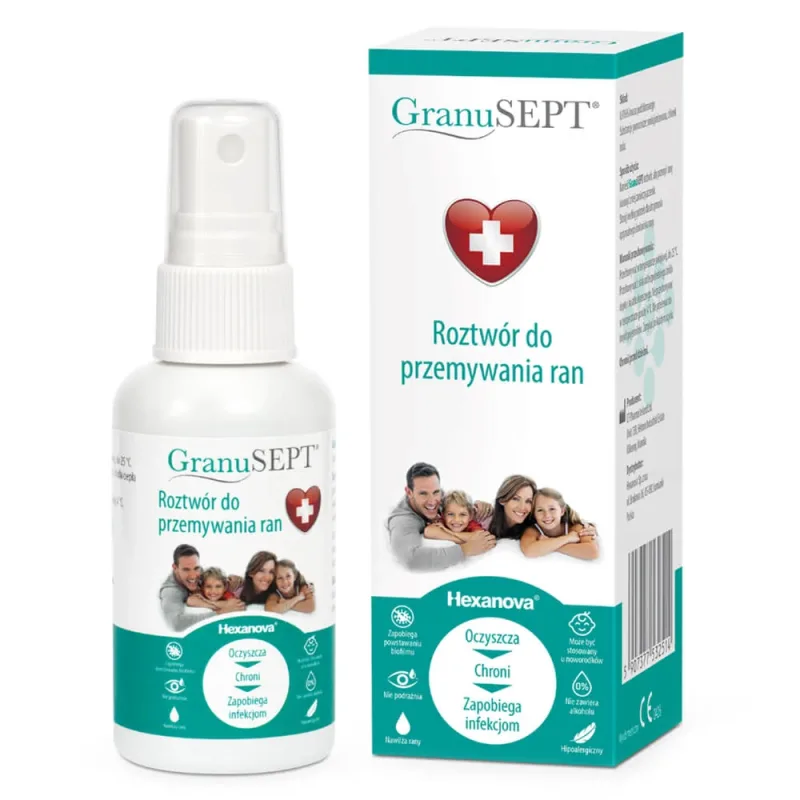 GranuSEPT, soluție de curățare a plăgilor, 60 ml — preț și oferte
