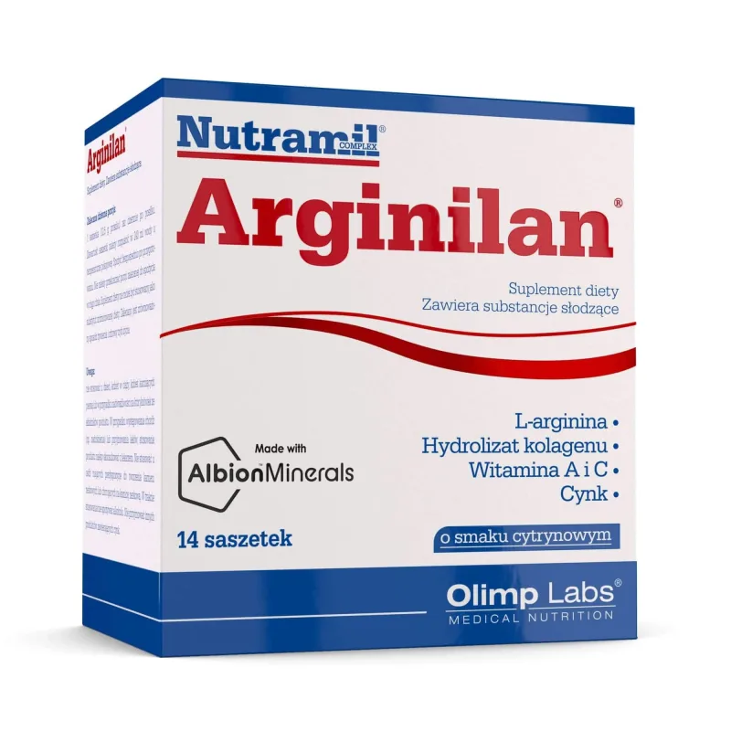 Olimp Nutramil Complex Arginilan, aromă de lămâie, 12,5 g x 14 pliculețe Olimp Labs — preț și oferte