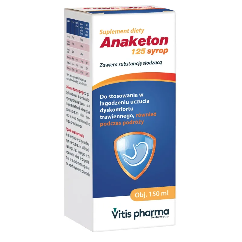 Anaketone 125, sirop, 150 ml Vitis — preț și oferte